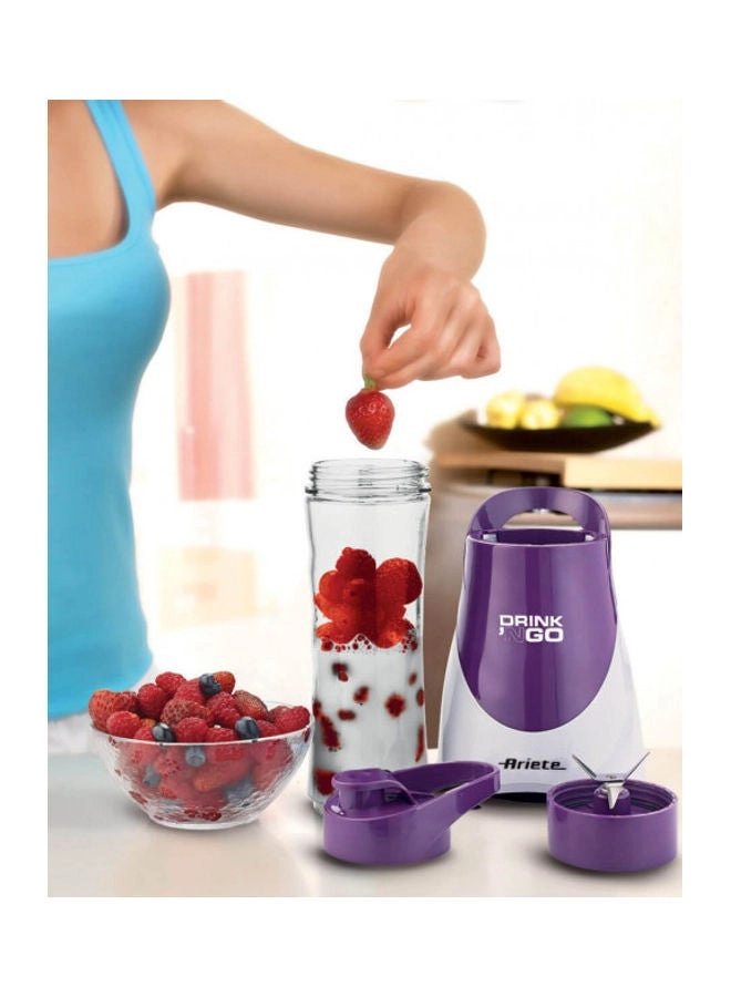 ART563-PRPL - Drink N Go Smoothie Blender Purple/White