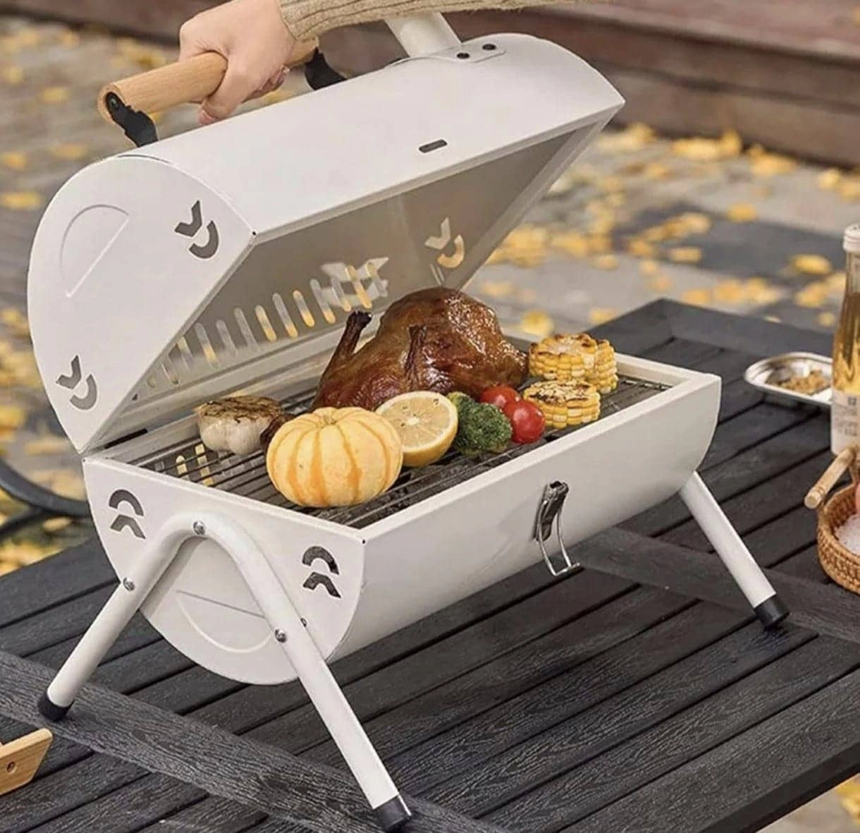 Portable BBQ Stand Set
