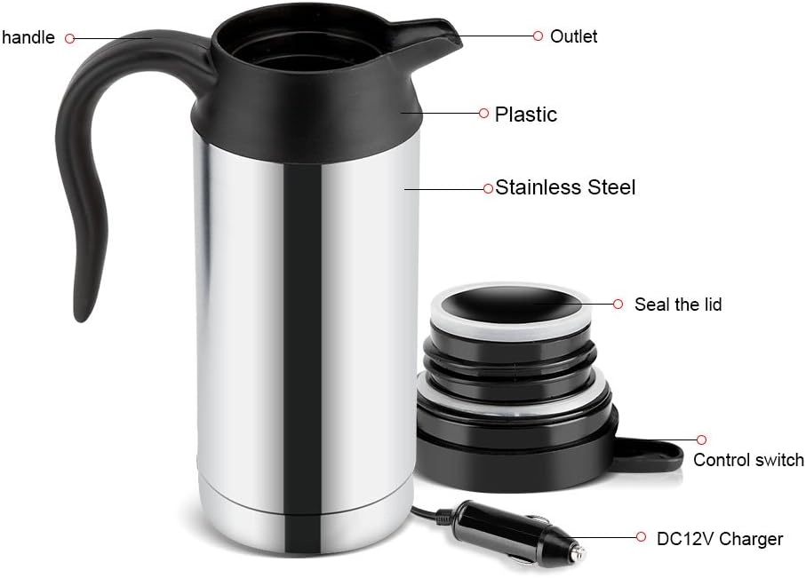 woobles Travel Car Kettle - 750ml