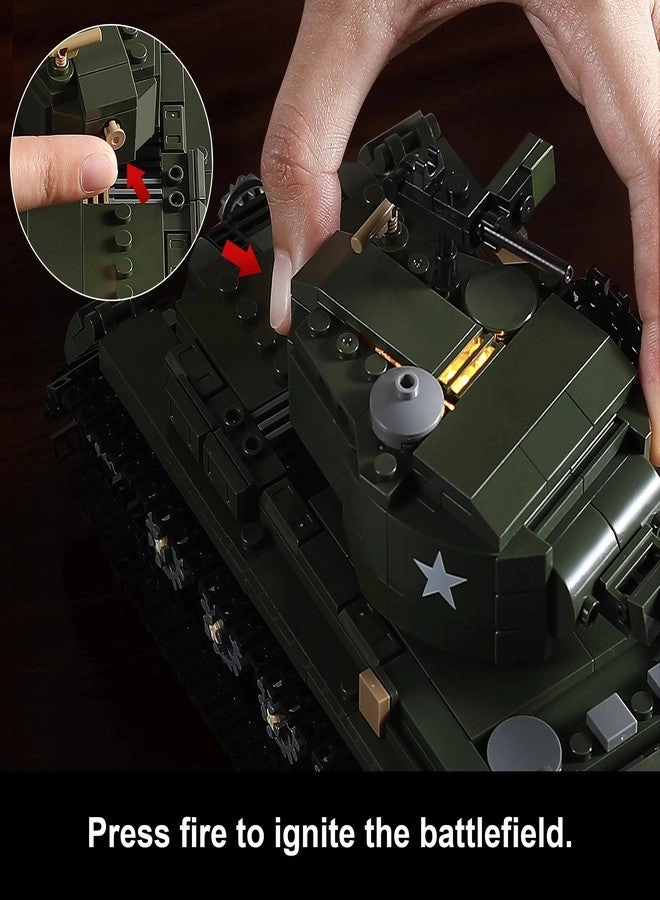 German Tiger - Light-Up + M26 Pershing - 2-in-1 1,195 pcs