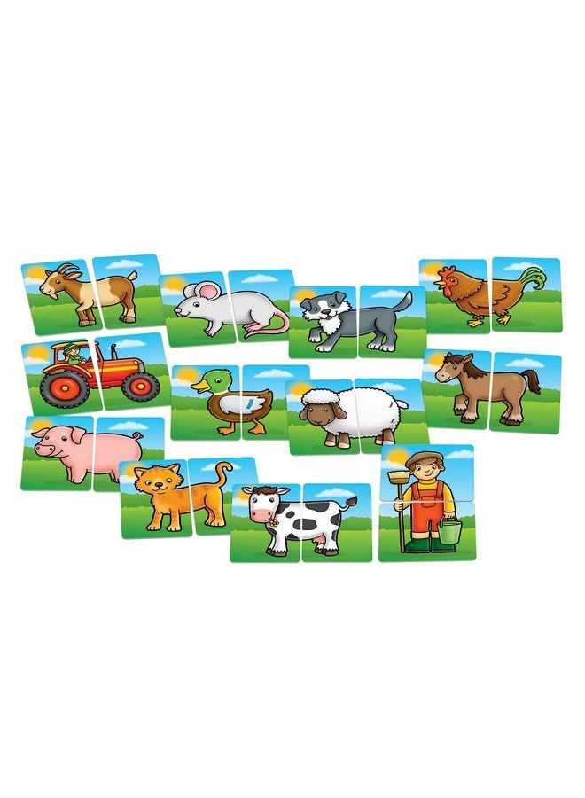 Farmyard Heads & Tails - 18 Months+ 24 pieces
