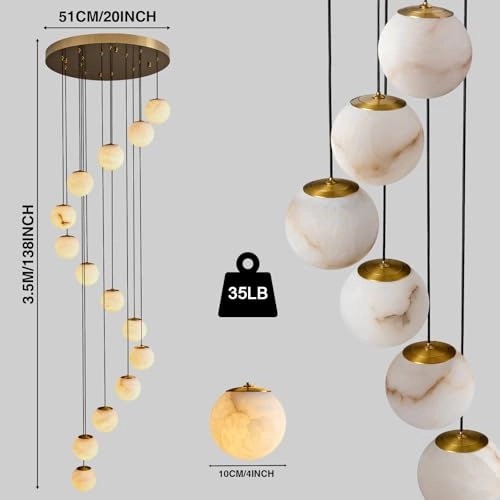 Foyer Chandelier - 138in/350cm