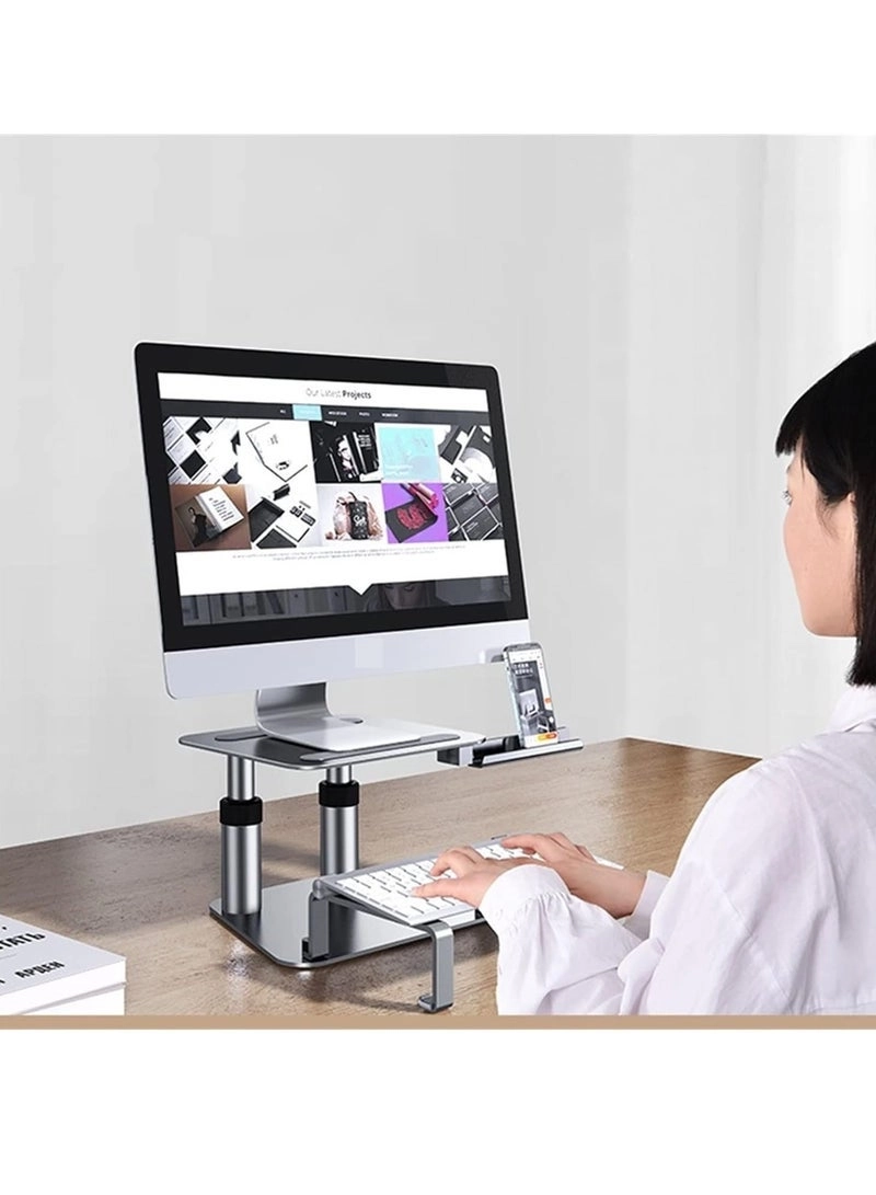 Adjustable Height Monitor Stand - 17 inch