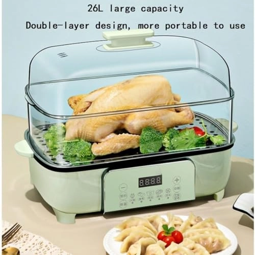 360° Steam Cycle Electric Food Steamer - 26L