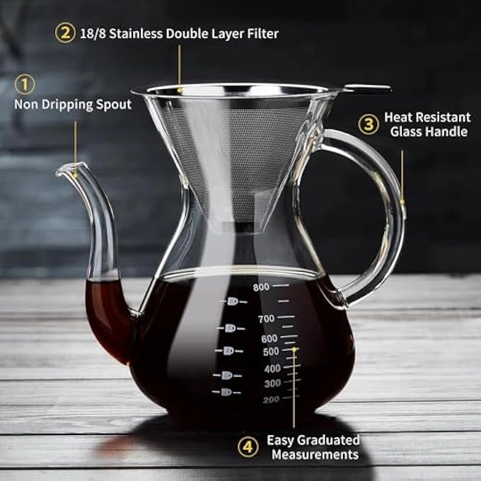 Pour Over Coffee Maker
