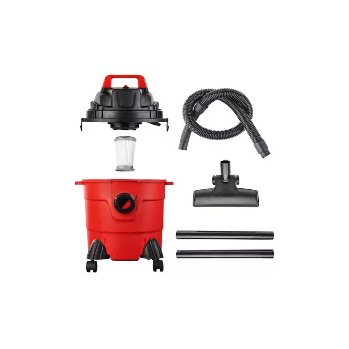 Wet & Dry Vacuum Cleaner - Stainless Steel Tank 1000W Blower Function