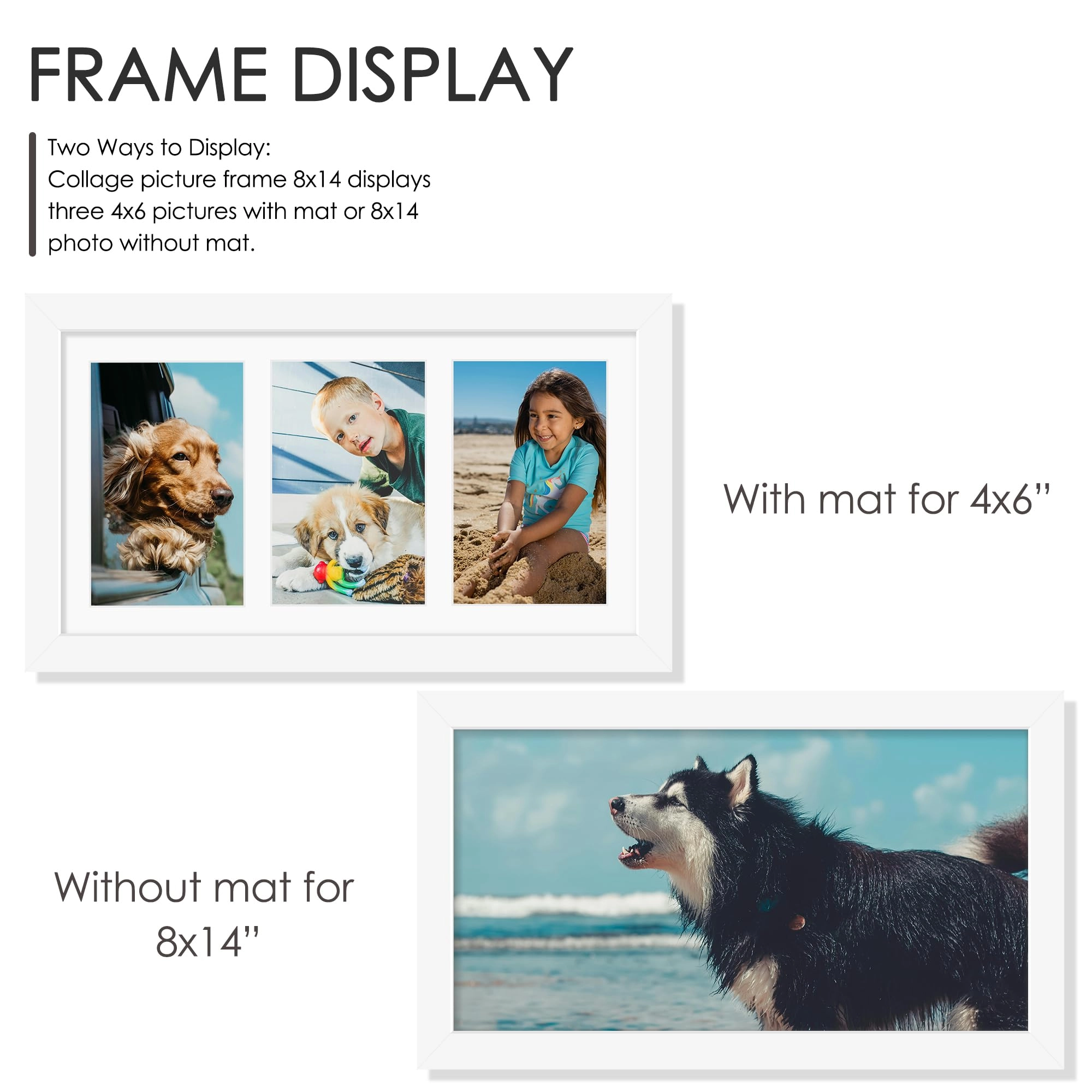 Collage Picture Frame - 8x14 3