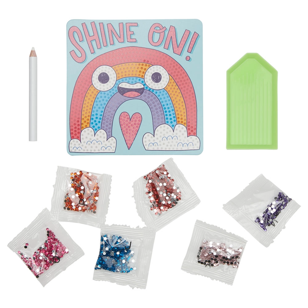 Razzle Dazzle Mini Gem Art Kit - 6 gem packs wax pencil