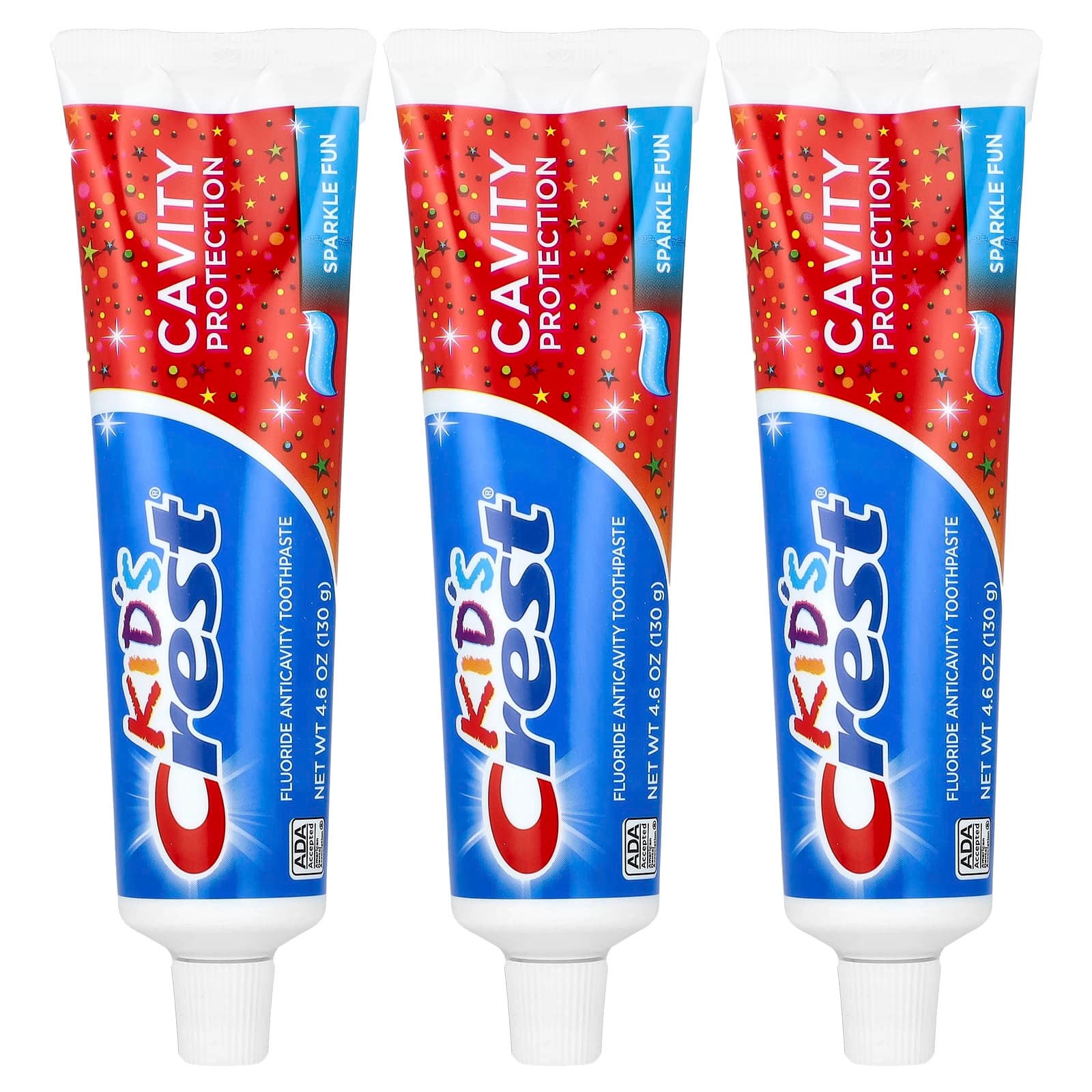 Crest Cavity Protection Fluoride Sparkle Fun Toothpaste Kids 130 g