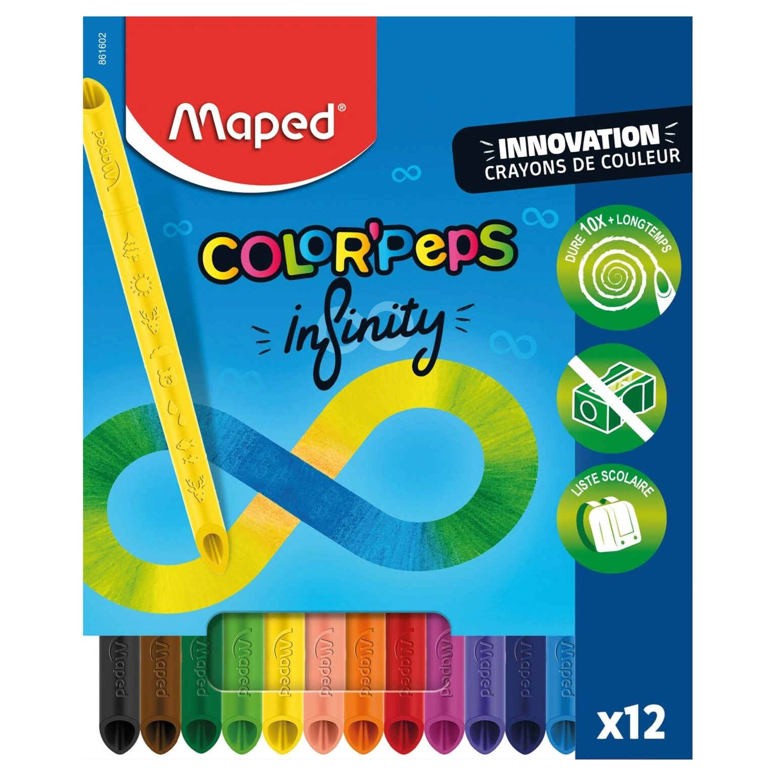 Maped Colour' Peps Infinity - 12 PCS