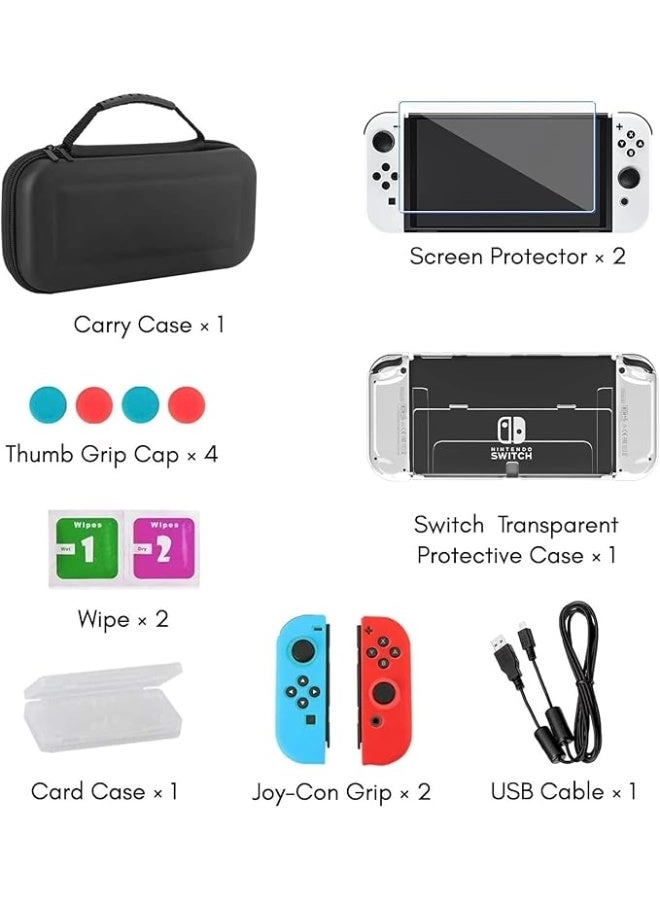 Switch Carrying Case - Hard Shell Portable Black