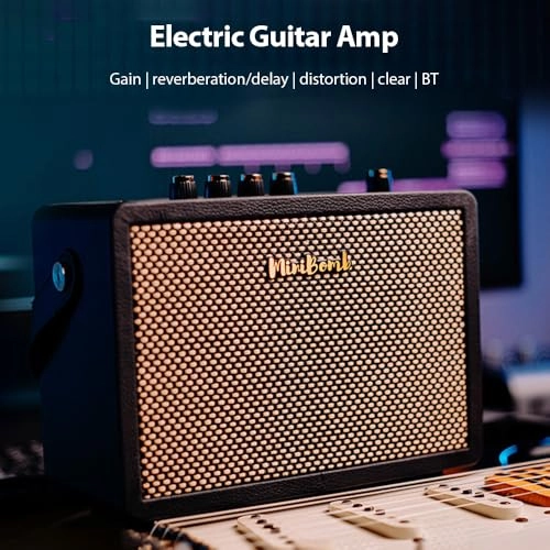 Electric Guitar Amp - 10W 3-inch Speaker Built-In Reverb Delay