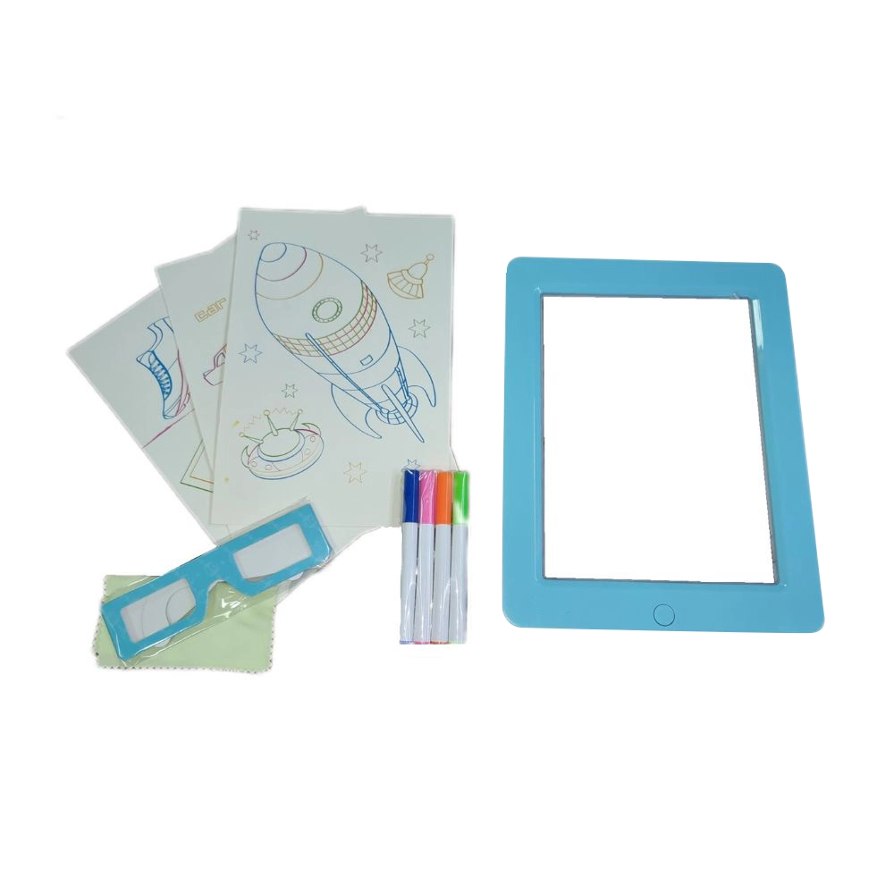 Jawda 3D Flat Sketchpad - 5 Pcs 3D Glasses