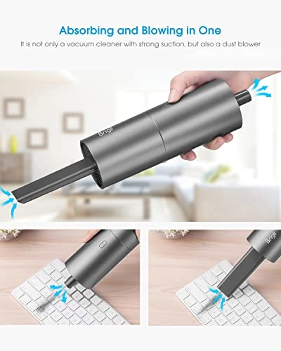 Crevice Vacuum - Cordless 2-in-1 USB-C Rechargeable