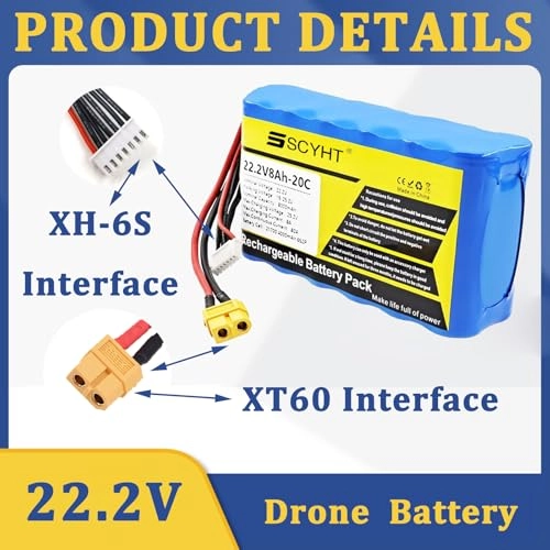 22.2V 8000mAh Lipo Battery