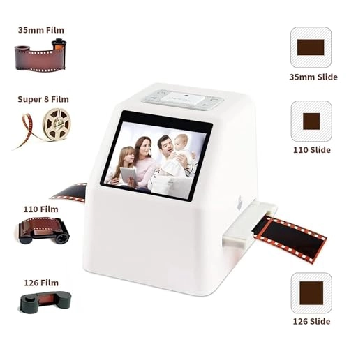 Film Scanner - 32G SD Card Storage 2.36" LCD Screen