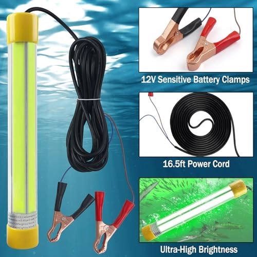 Underwater Fishing Light - 16.5ft power cord