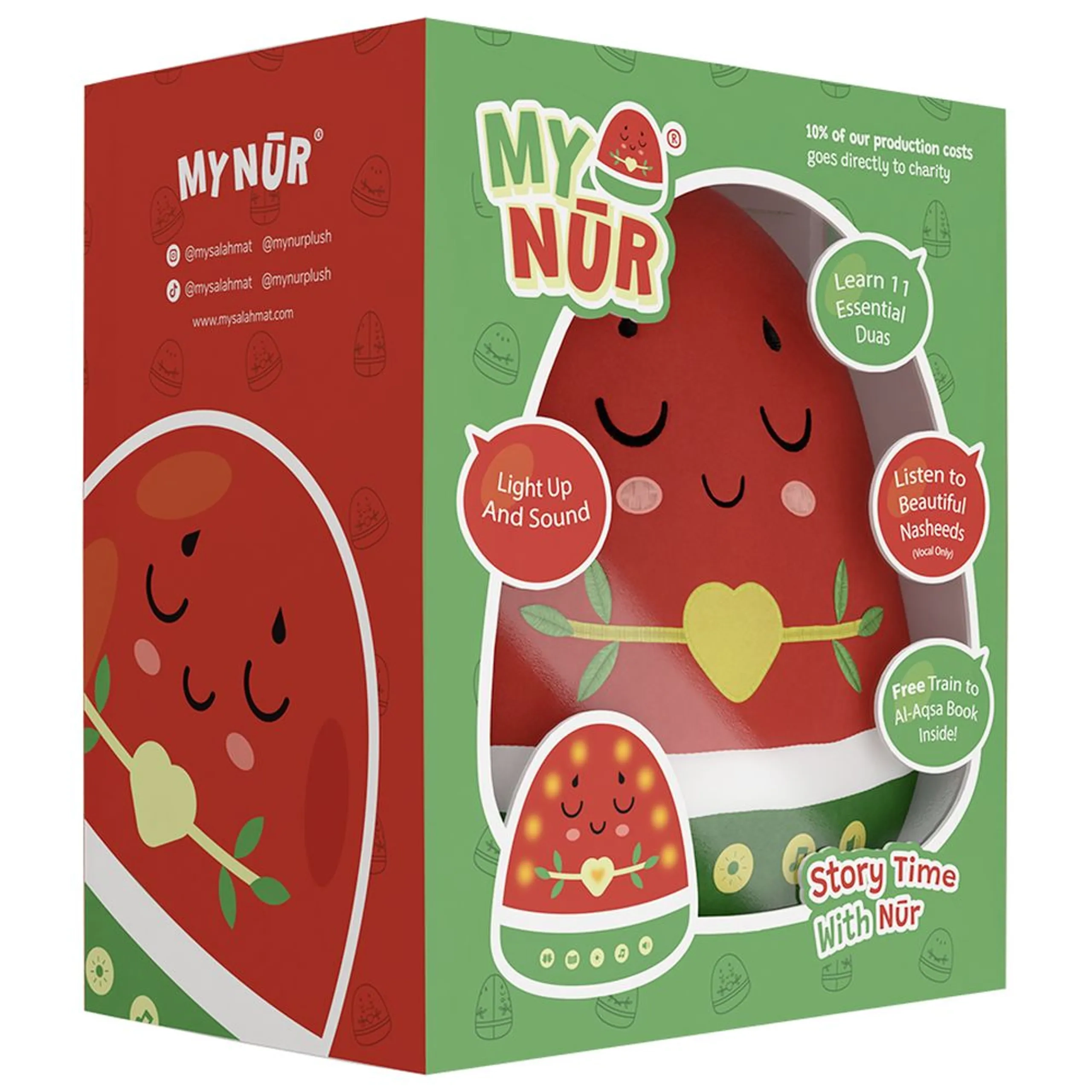 Nur 32 cm Plush - Plays 7 nasheeds