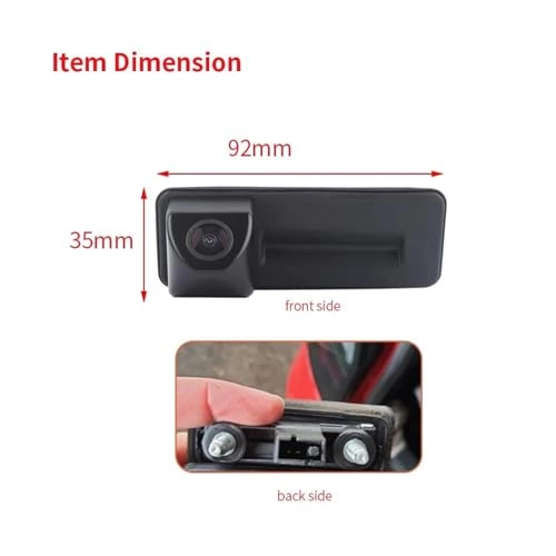 Reverse car rear view camera - Night vision Wired 720 x 540 pixels