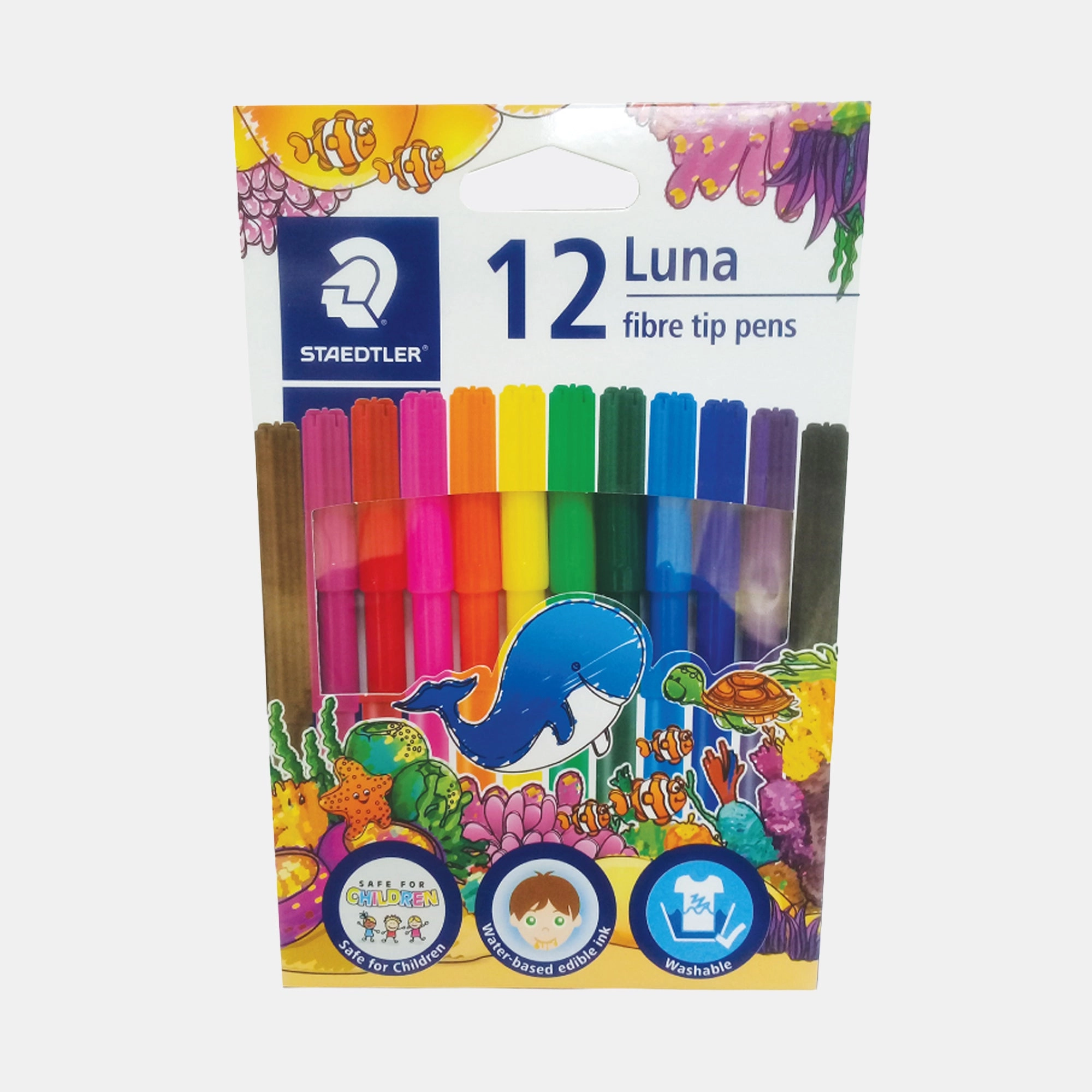 Staedtler Luna Fibre-Tipped Pen - 12 piece(s) 1.0 Mm