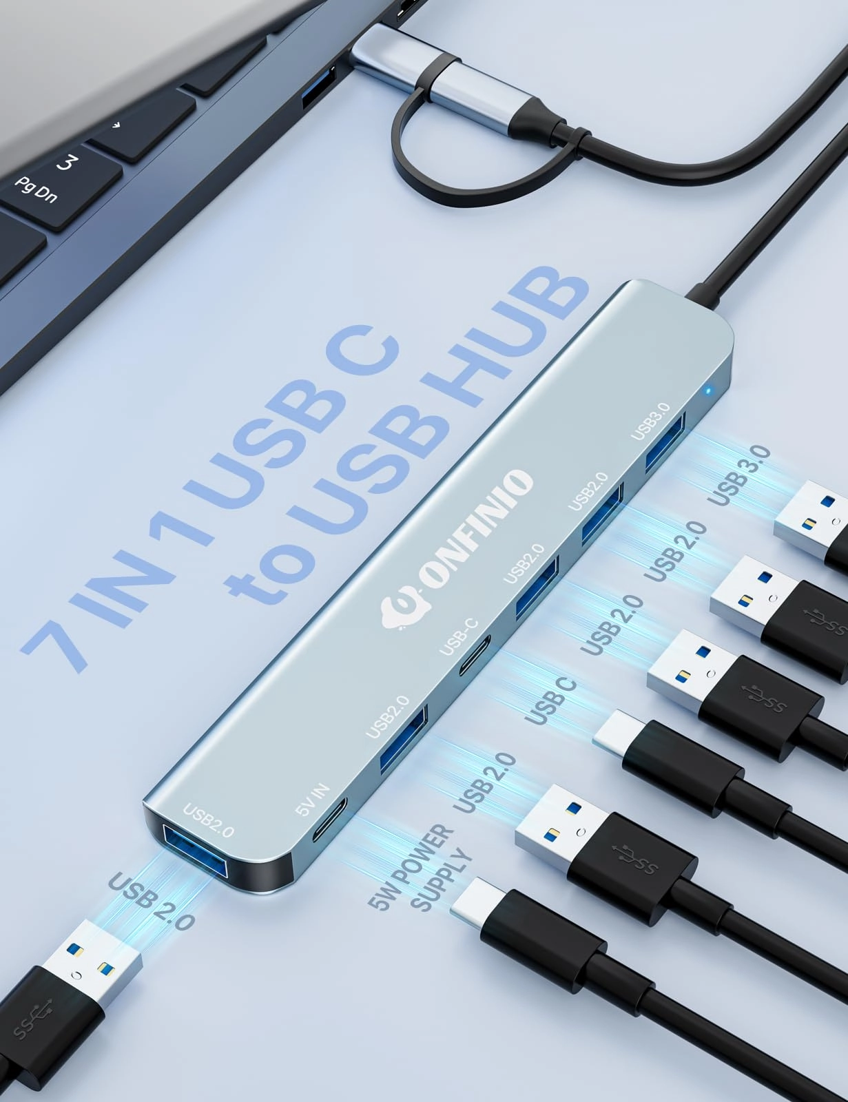 7-Port USB Hub - PC