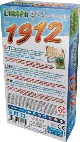 Ticket To Ride: Europe 1912 Expansion Pack