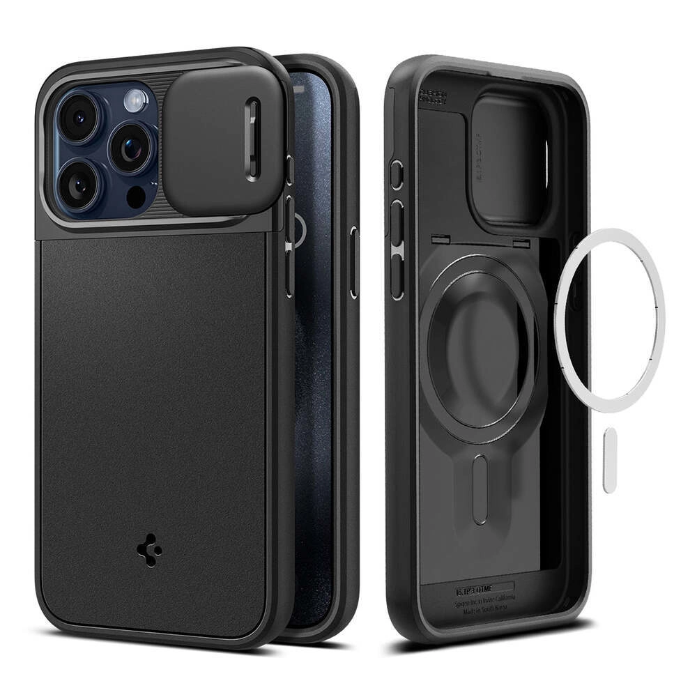 Spigen Optik Armor MagFit Case with MagSafe for iPhone 15 Pro