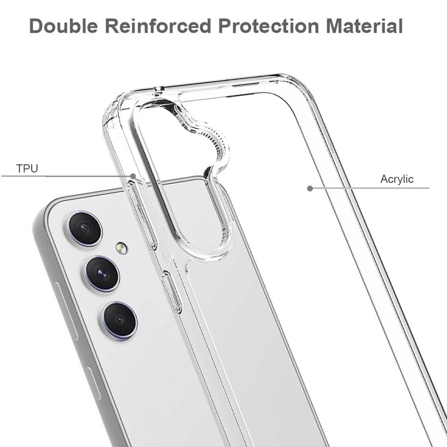 Clear Case for Samsung Galaxy S24 FE