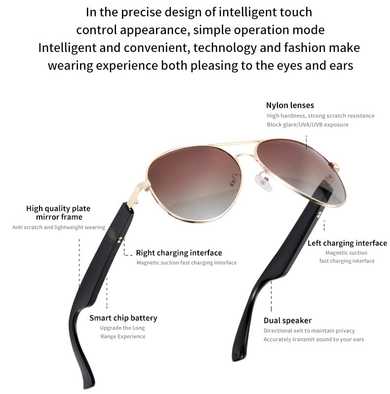 MZ01 - Smart Polarized sunglasses Bluetooth 5.0