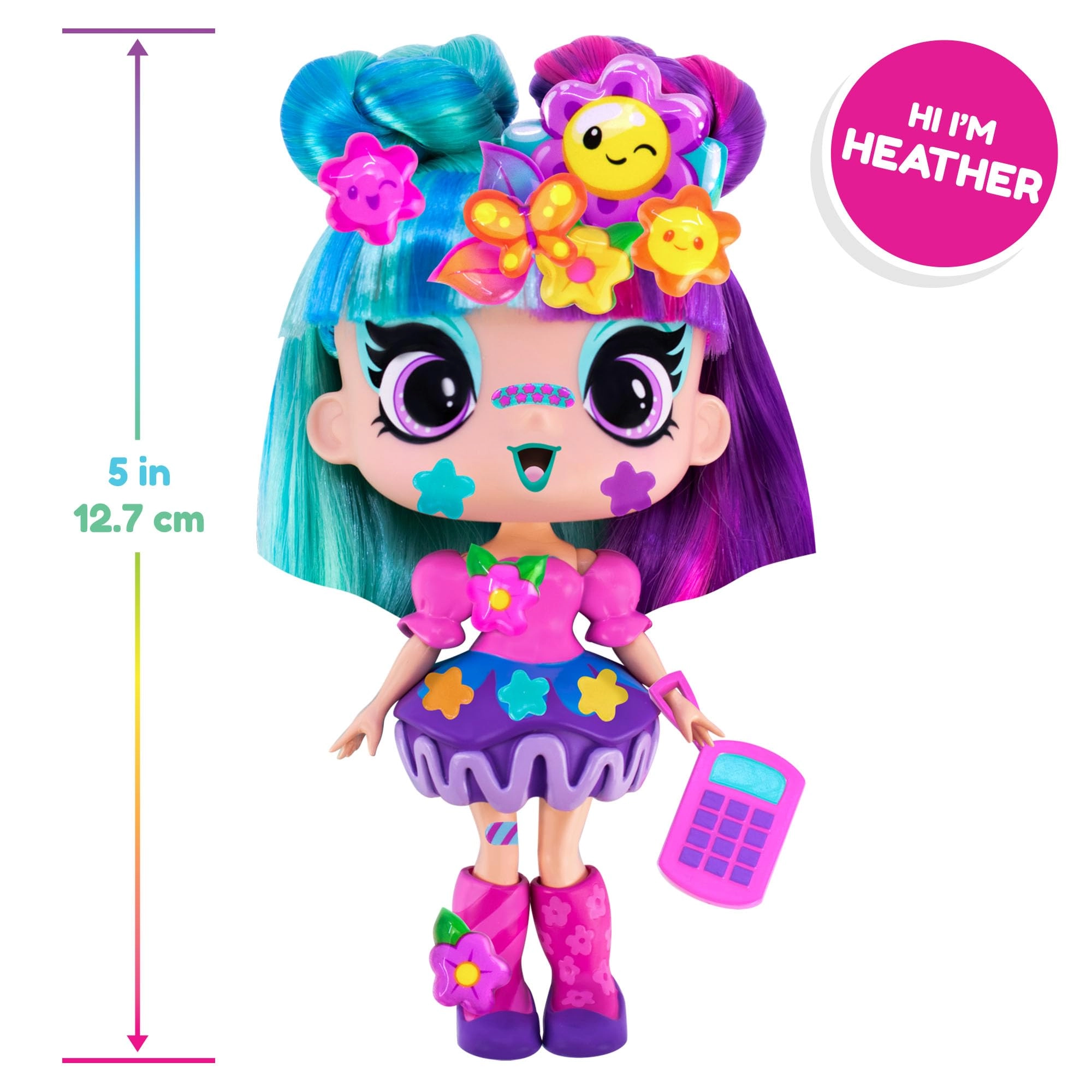 Heather Fashion Doll - 5" Vinyl Ages 4+