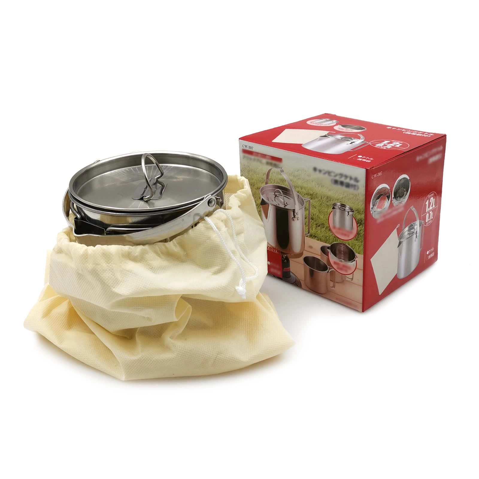 Camping Tea Kettle - 1pc 1.2L
