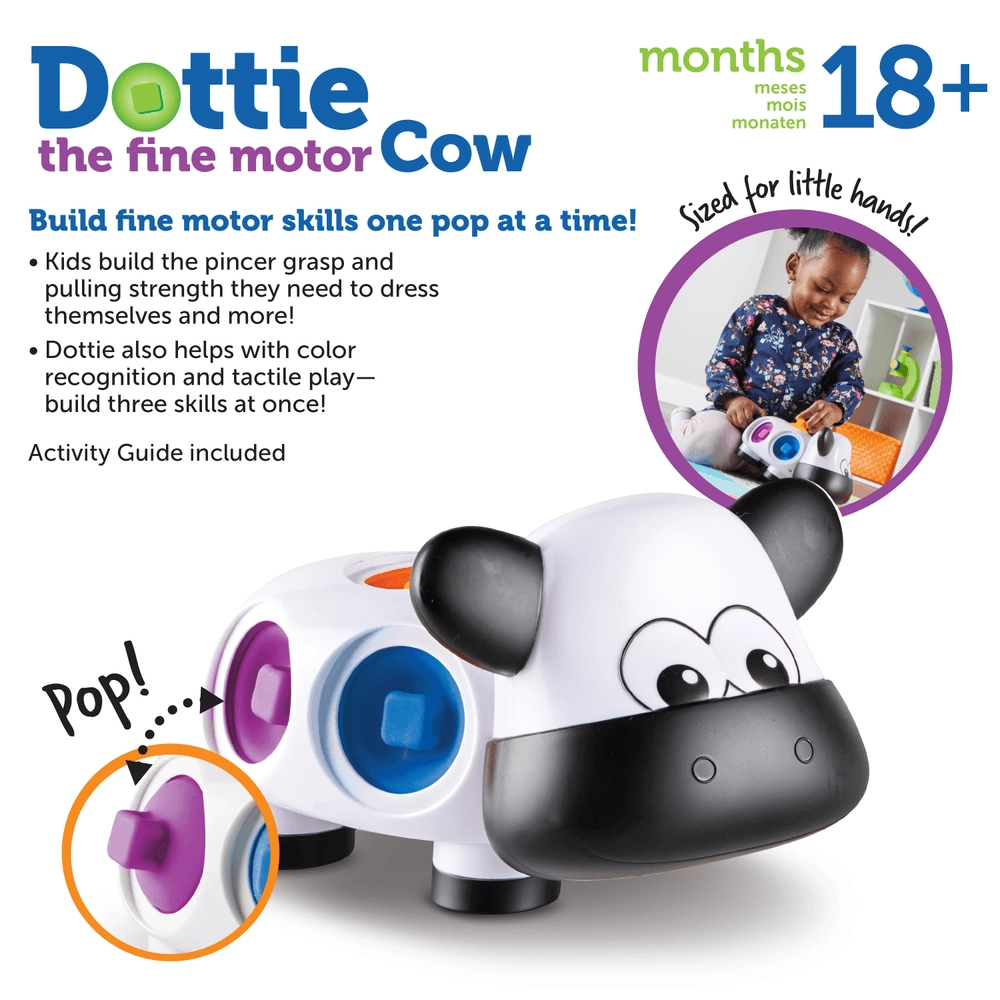 Dottie The Fine Motor Cow - 18 months and up 1 pieces