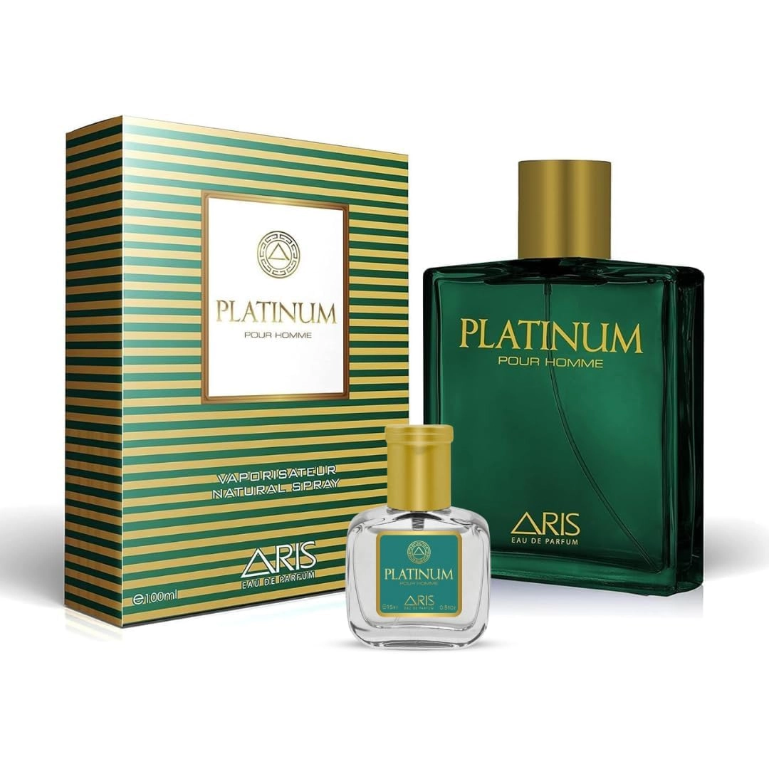 Aris Platinum Eau de Parfum - 100ml Bundle