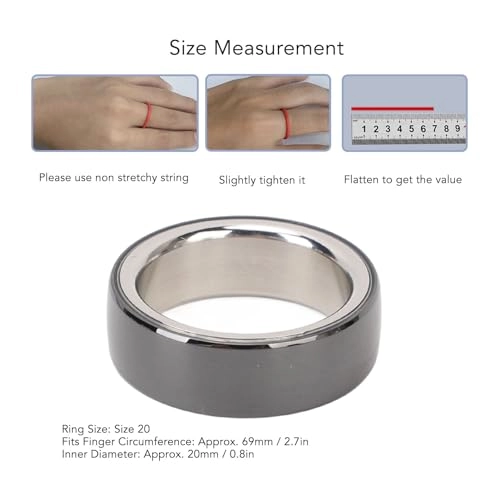 Smart Ring Health Tracker - IPX8 Waterproof 20mah Approx. 7 Days