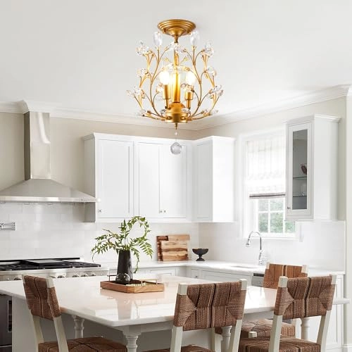 Modern Mini K9 Crystal Ceiling Light