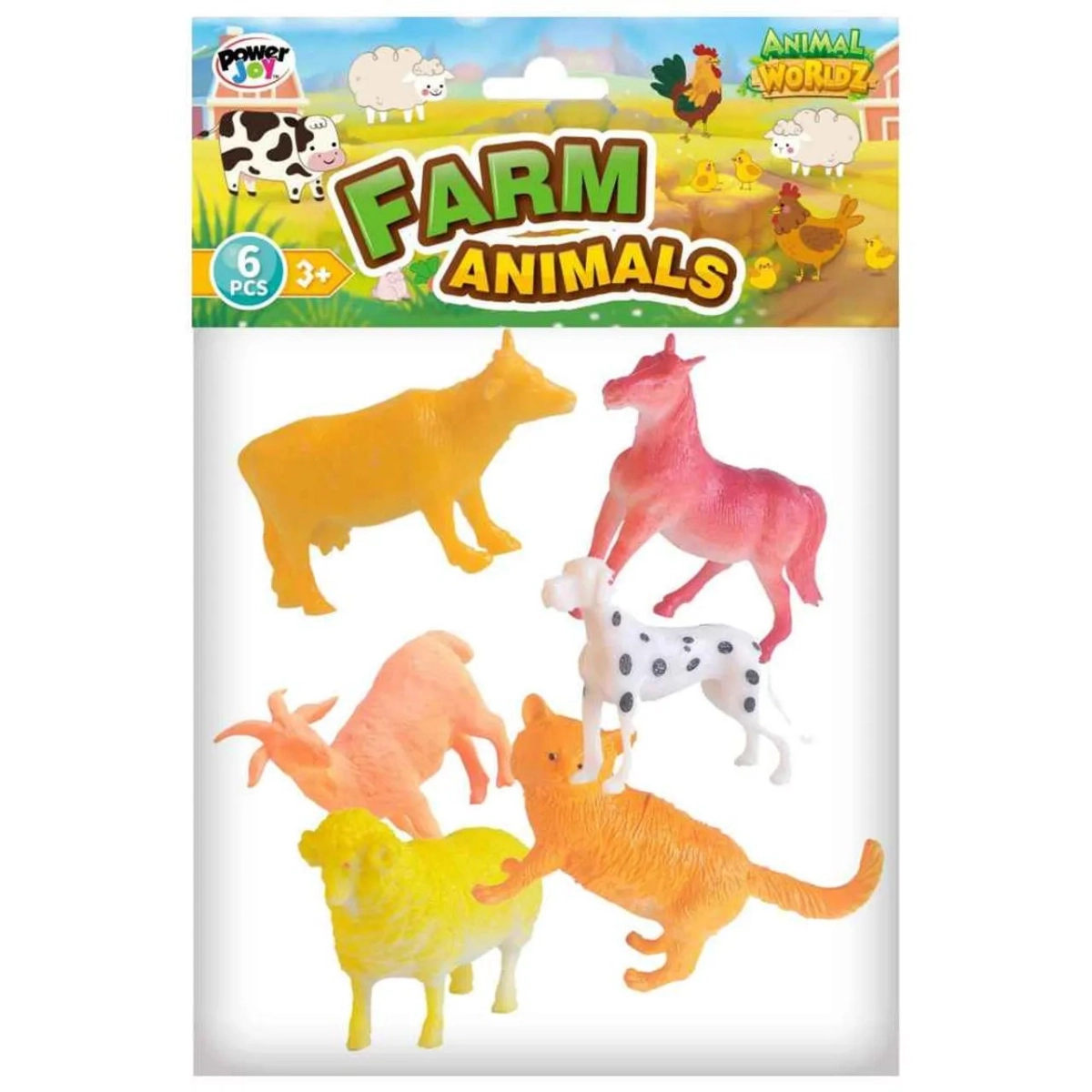Farm Animals Collectable Toys (ALGT-666A-9) 6 pcs