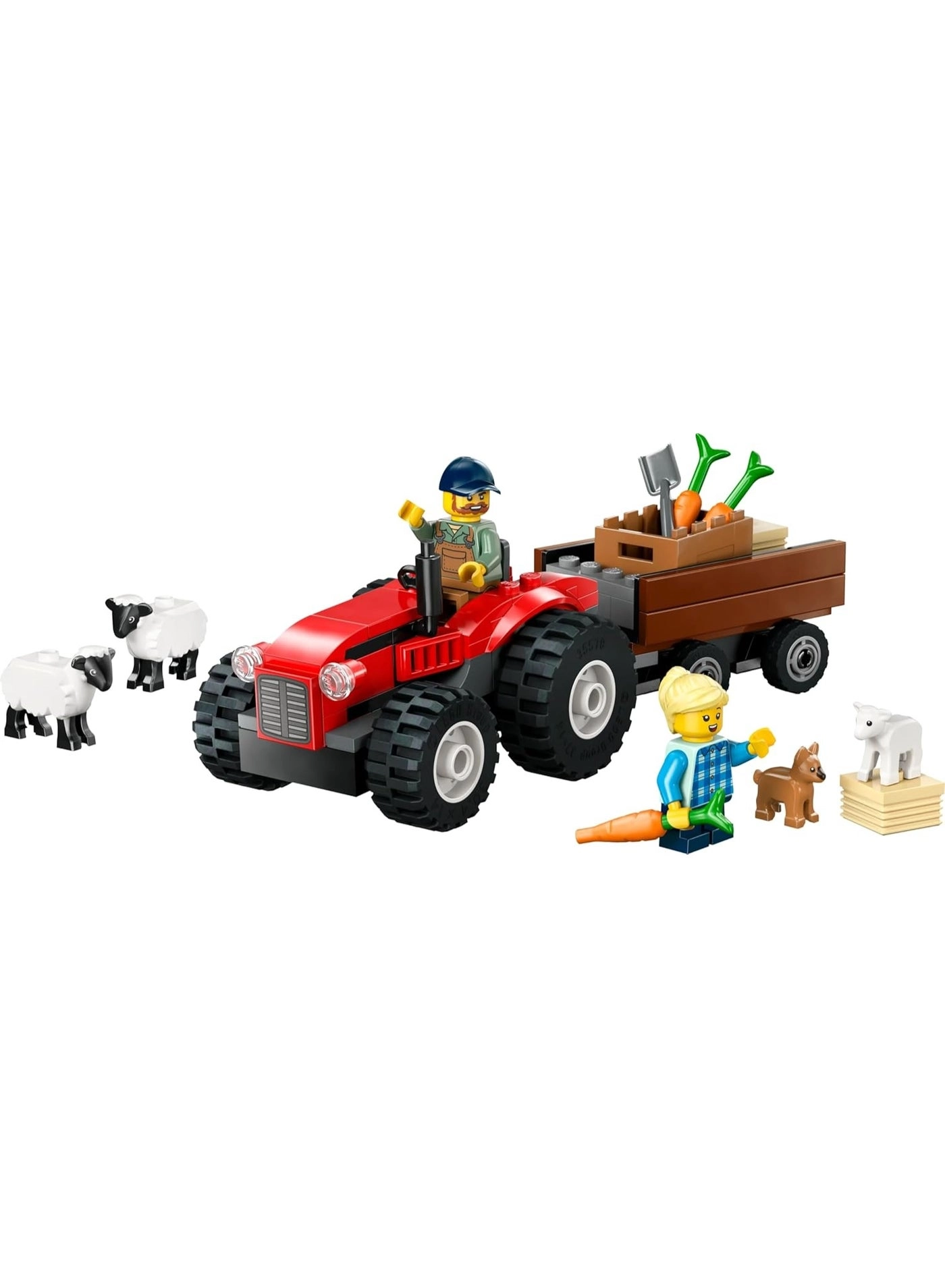 Farm Tractor (60461) - Trailer Sheep 2 minifigures