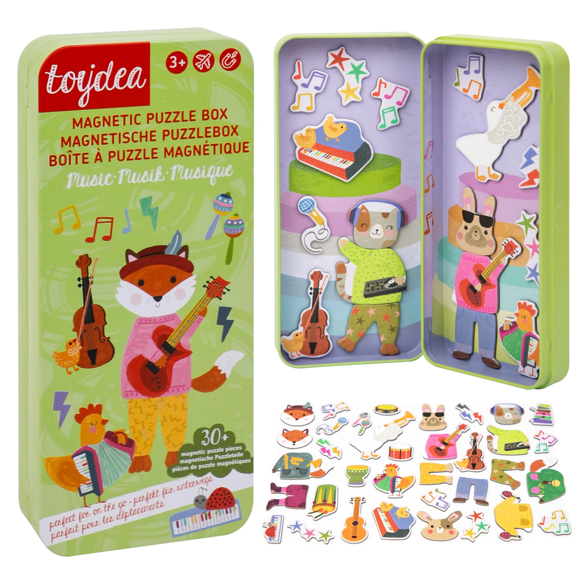 toydea Magnetic Puzzle Box Artist - 3 years+ 30 pieces