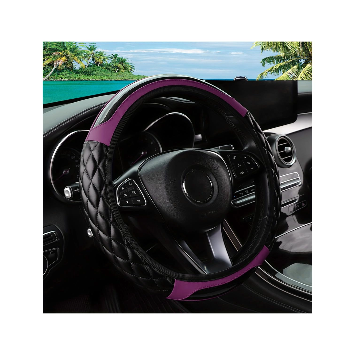 Car Steering Wheel Cover