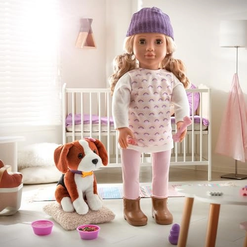 Ember & Elsie Doll - 18-inch 6-inch Beagle plush