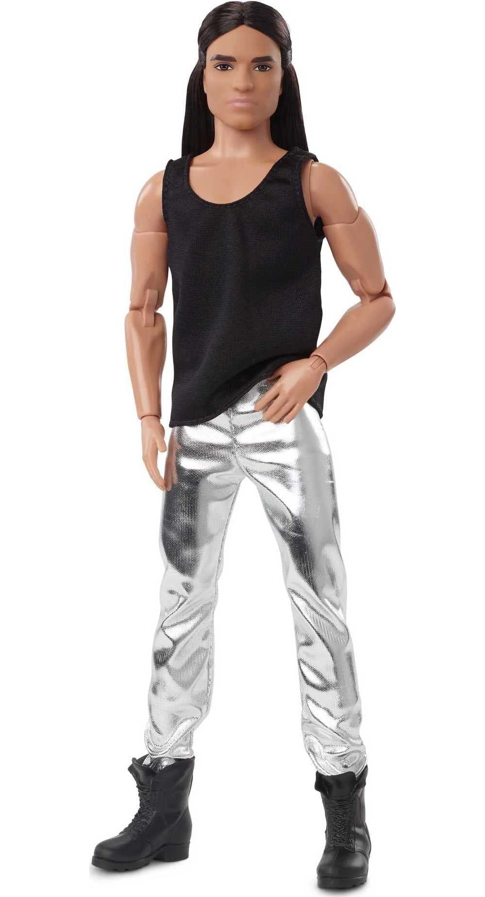 Barbie Ken Fashion Doll - Signature Looks Long Brunette Hair Ages 4+