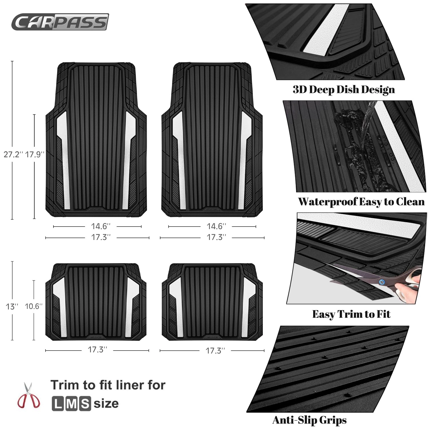 JD067S-PK0-4P-V5 - Heavy Duty All-Weather 4 Piece