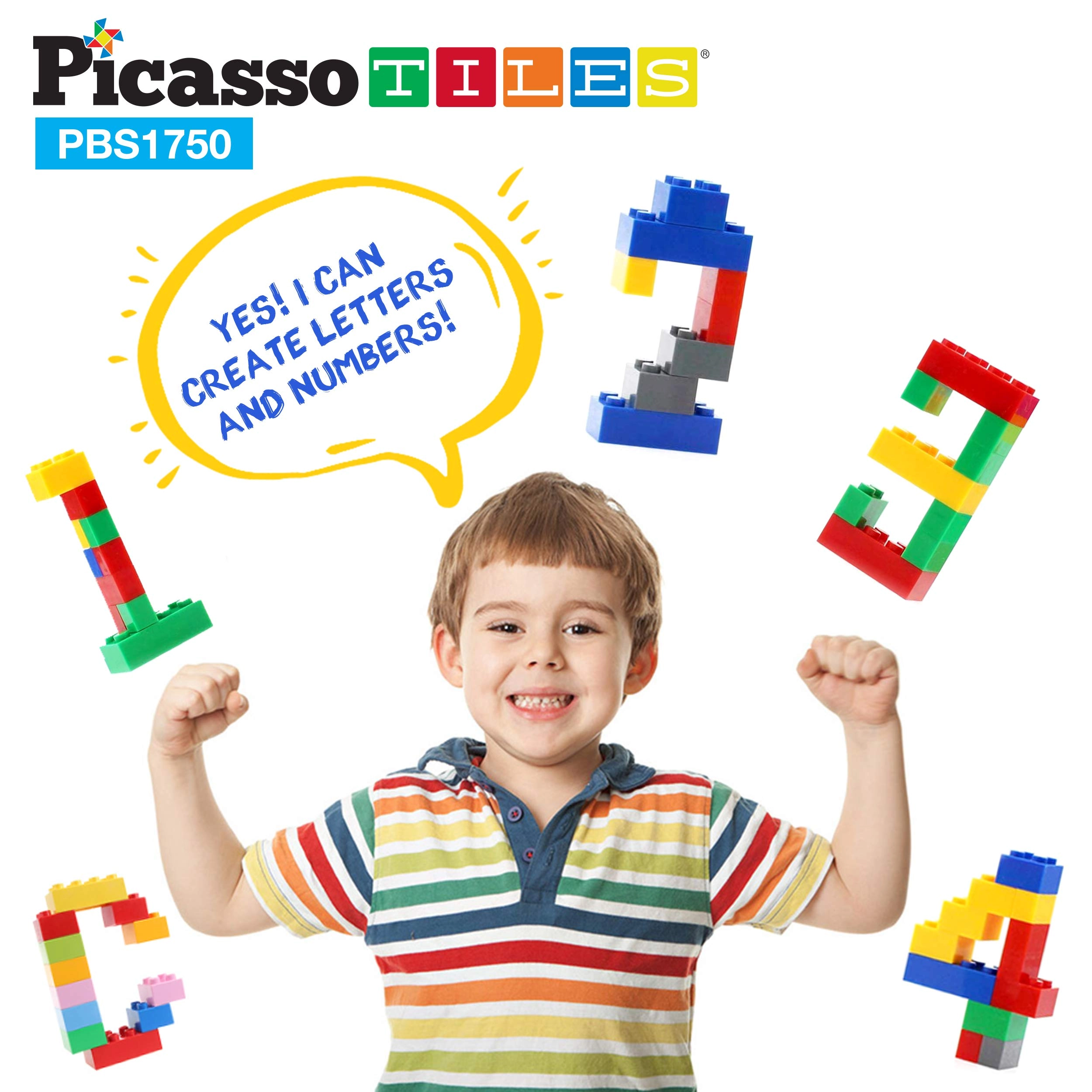 Building Block Tiles - 1750pcs