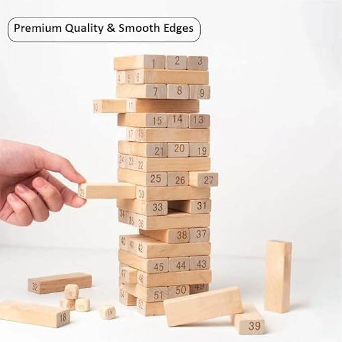 Tumble Tower - Kids and Adults 54 pieces