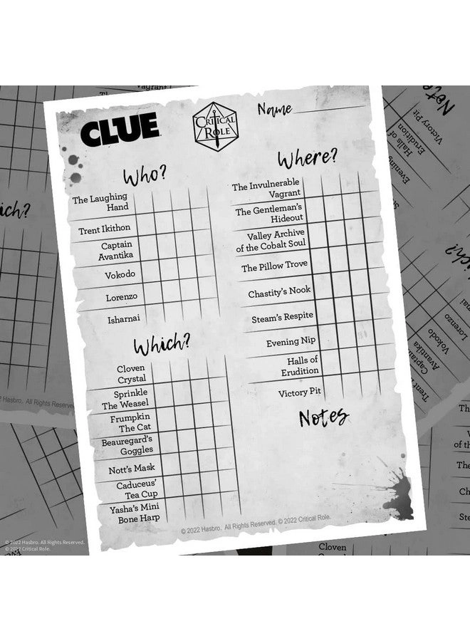 CLUE: Critical Role