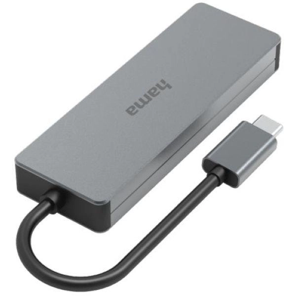 Hama 200105 4-in-1 USB Type-C Hub - True
