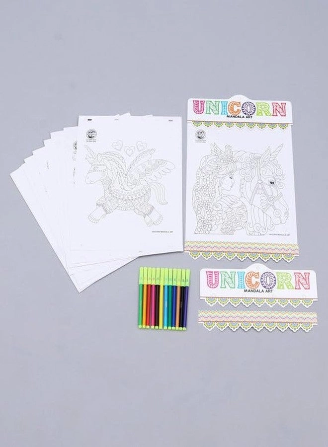 Unicorn Mandala Art Kit
