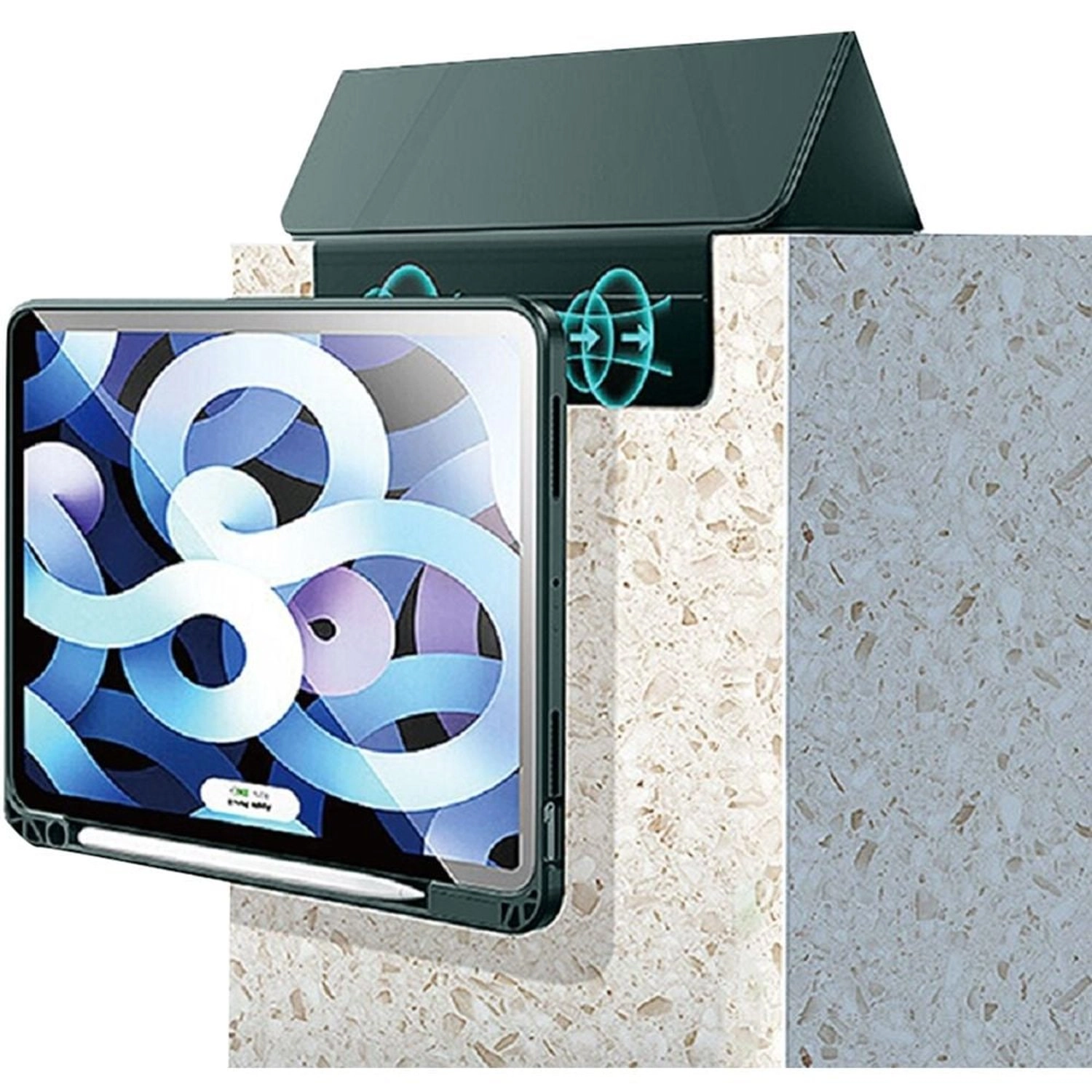 Tri-fold Folio Case with Pencil Holder for iPad 10.9-inch / 10.11-inch