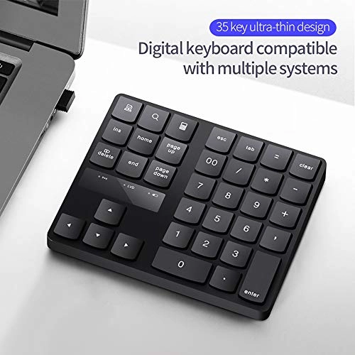 2.4G Wireless Digital Keyboard - 35 Keys USB