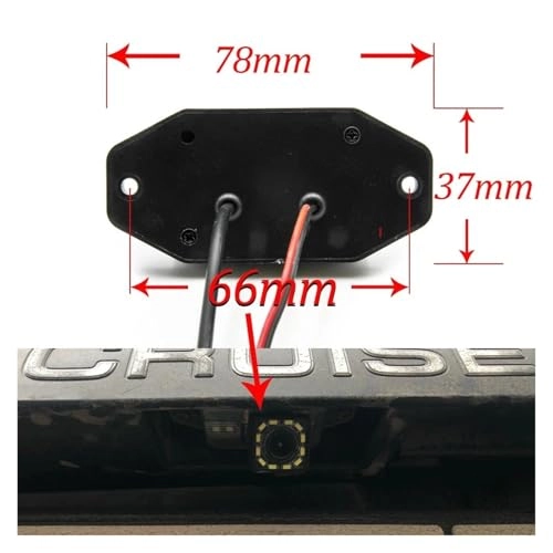 Rear View Camera - Night vision Universal RCA Connector 720P